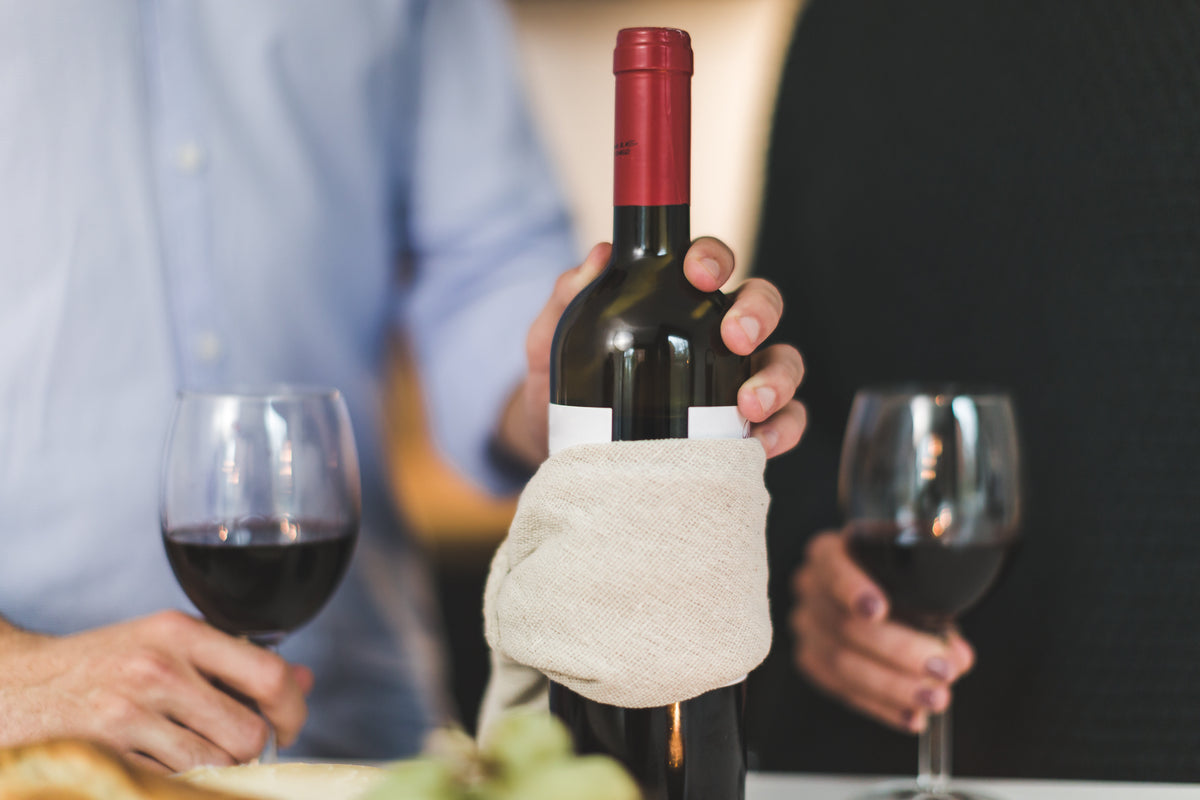 Two glasses of red wine